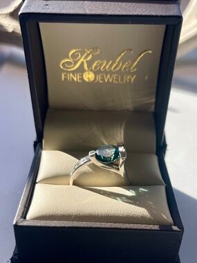 Frank Reubel Caribbean Blue Topaz Ring